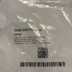 OEM FORD 2013/2020 FUSION, MKZ, "FOAM TAPE" A/C CONDESER SEAL, DG9Z-2021702-C