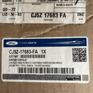 OEM NEW 2013-2016 Ford Escape Driver Side Rear View Mirror Assembly CJ5Z17683FA