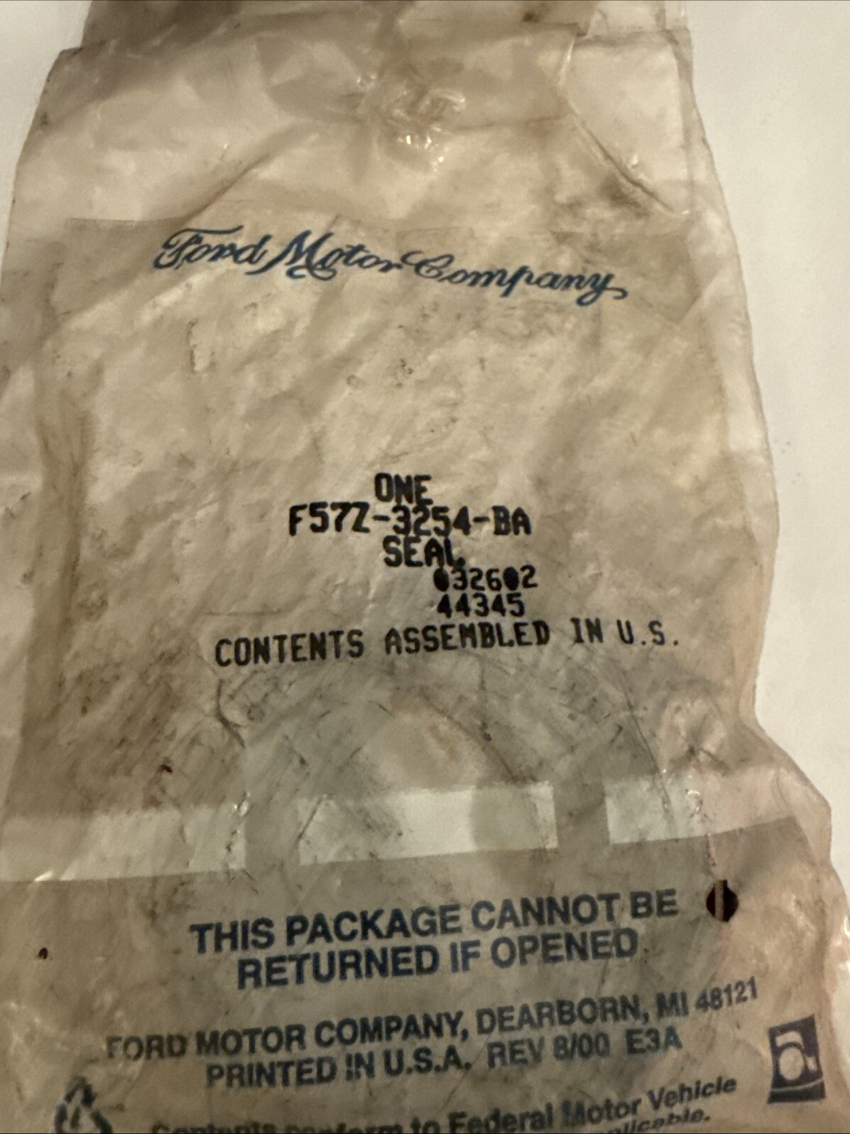 OEM NEW Axle Shaft Inner Joint Assembly Seal F57Z3254BA F57Z-3254-BA - Image 3