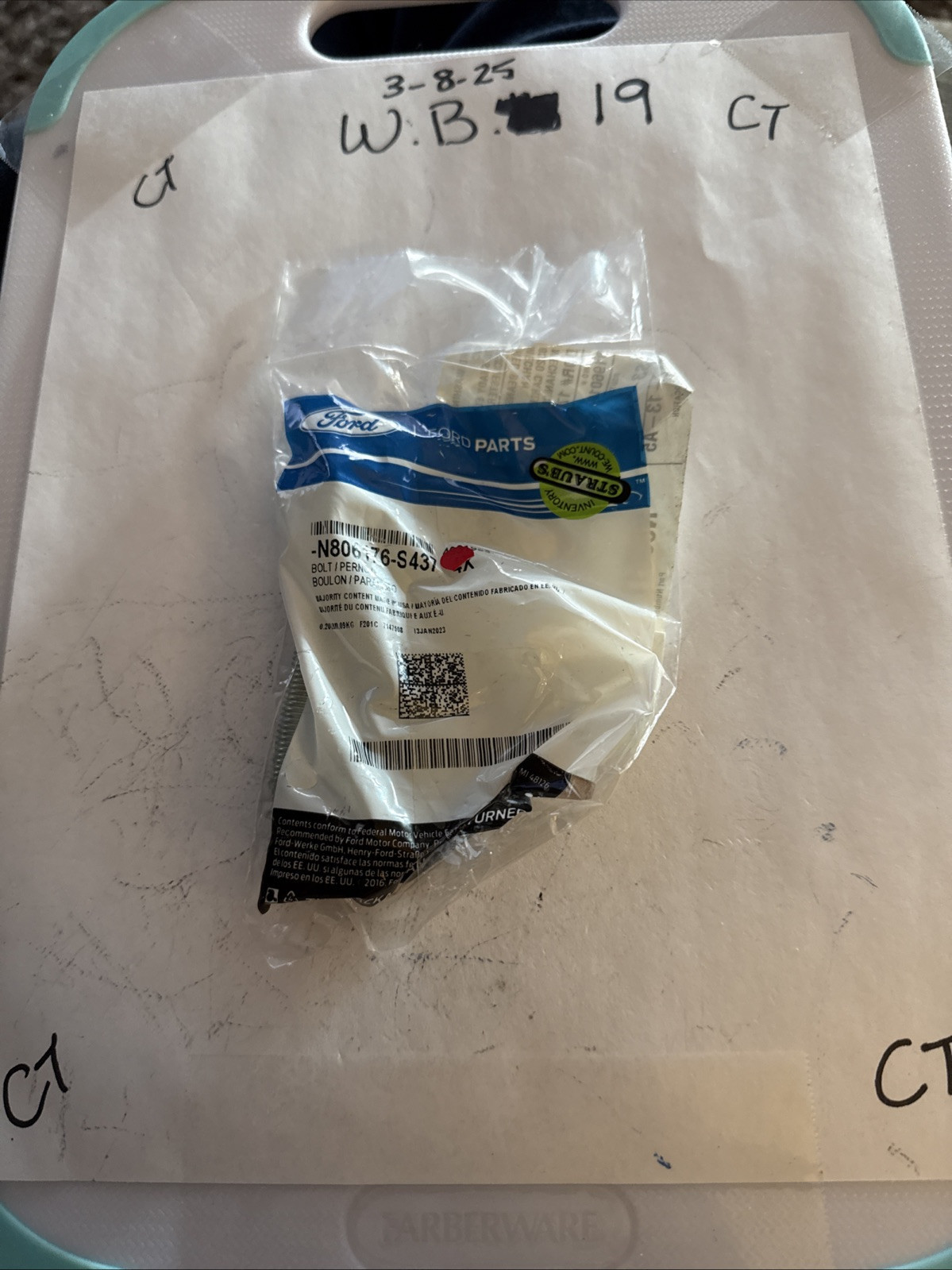 OEM NEW Ford E-Series 2008-2019 Power Steering Pump Mounting Bolt N806176-S437