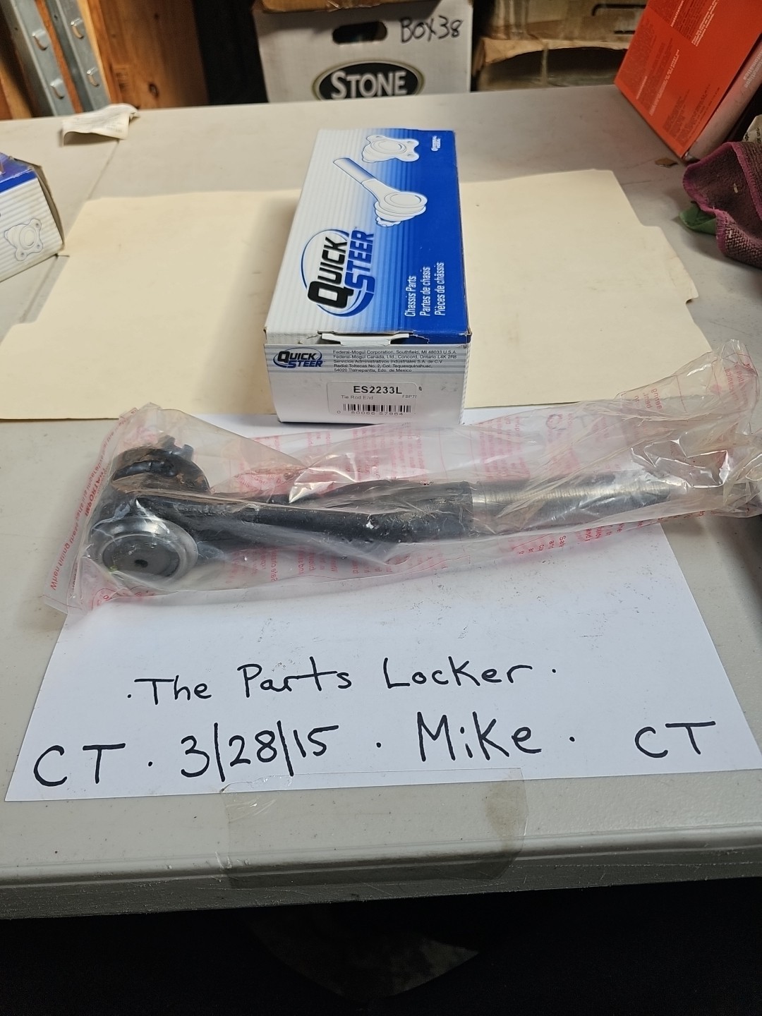 One New QuickSteer Steering Tie Rod End Left Outer ES2233L for Chevrolet GMC - Image 3