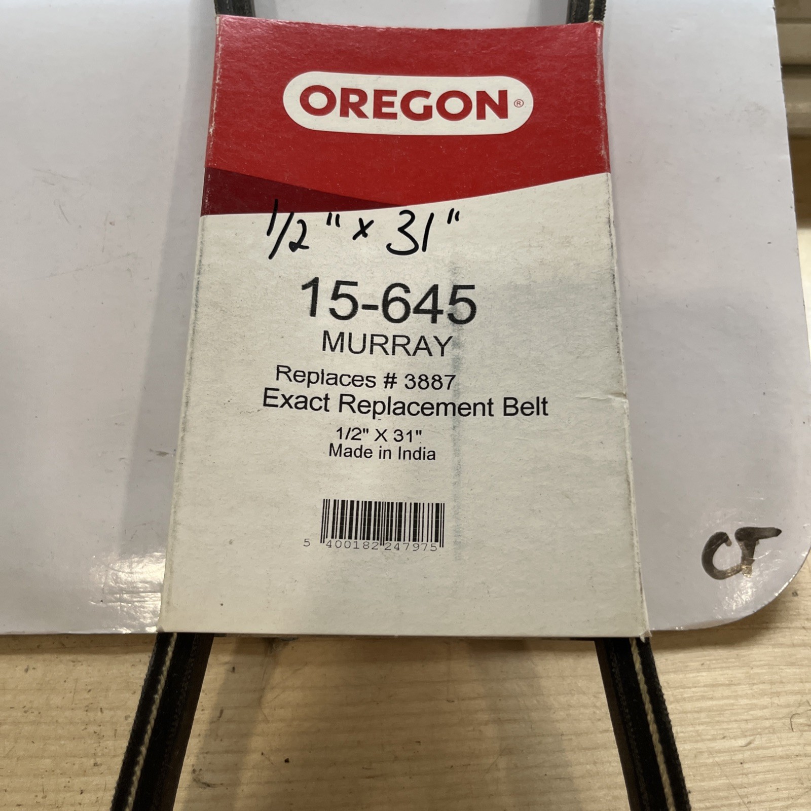 Oregon 15-645 Belt, Replaces Murray 3887 - Image 3