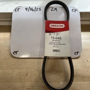 Oregon 15-645 Belt, Replaces Murray 3887