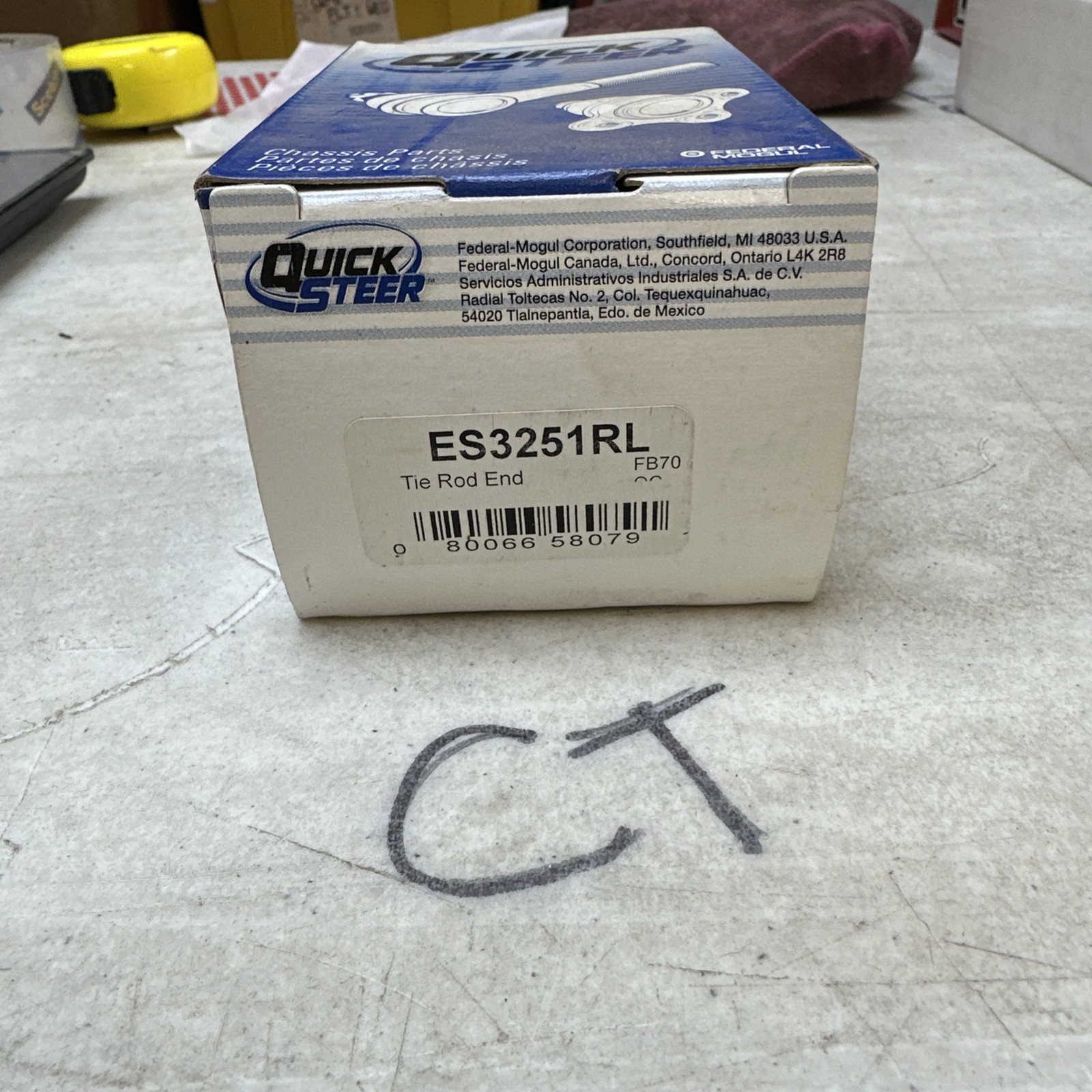 Outer Tie Rod End Quick Steer ES3251RL - Image 3