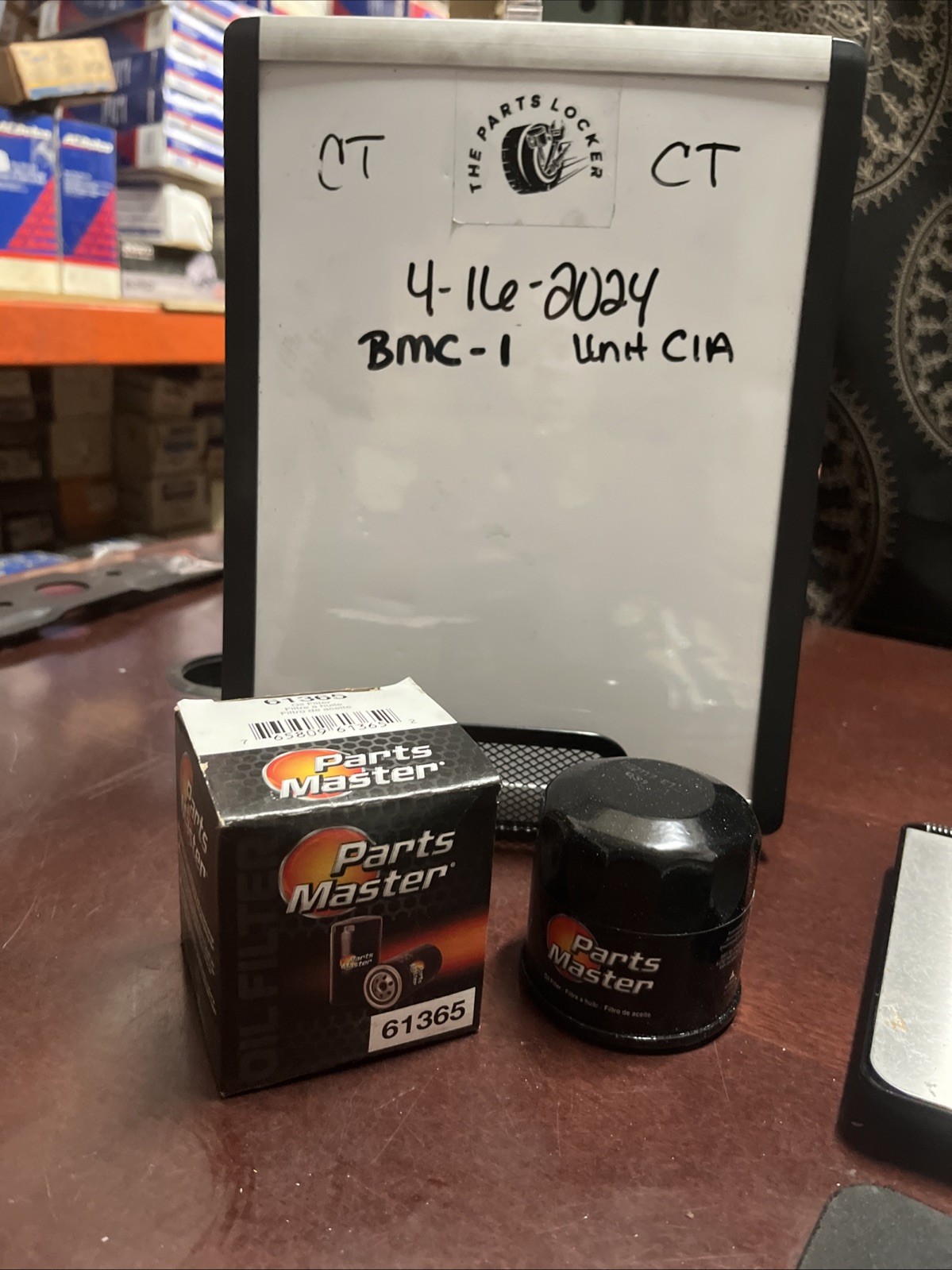 PARTS MASTER 61365 OIL FILTER