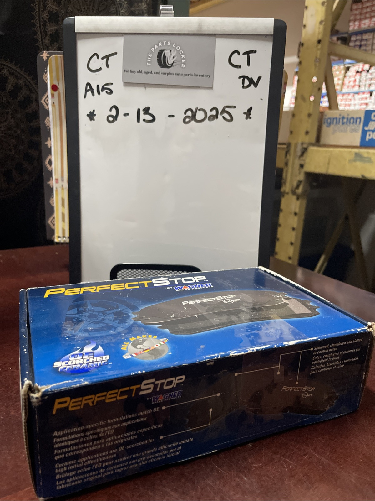 PS702AC Perfect Stop By Wagner Ceramic Disc Brake Pad Set