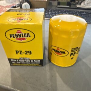 Pennzoil PZ29 Oil Filter, Pz 29 May Come Without Box Sold Individually