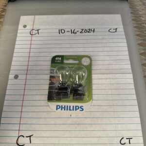 Philips LongerLife 4114 31.2/8.3W Two Bulbs Rear Turn Signal Replacement Lamp