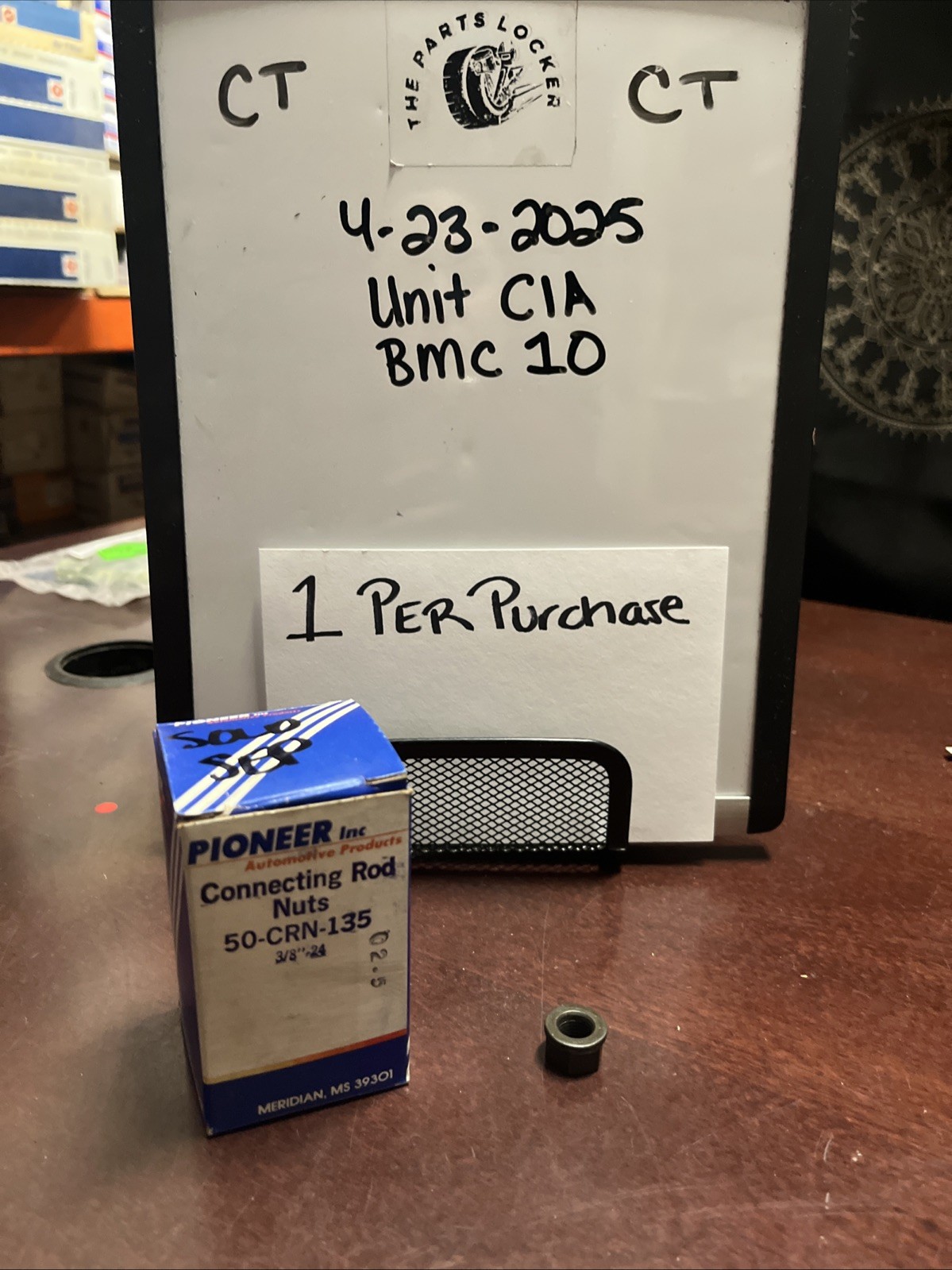 Pioneer Engine Connecting Rod Nut CRN-135