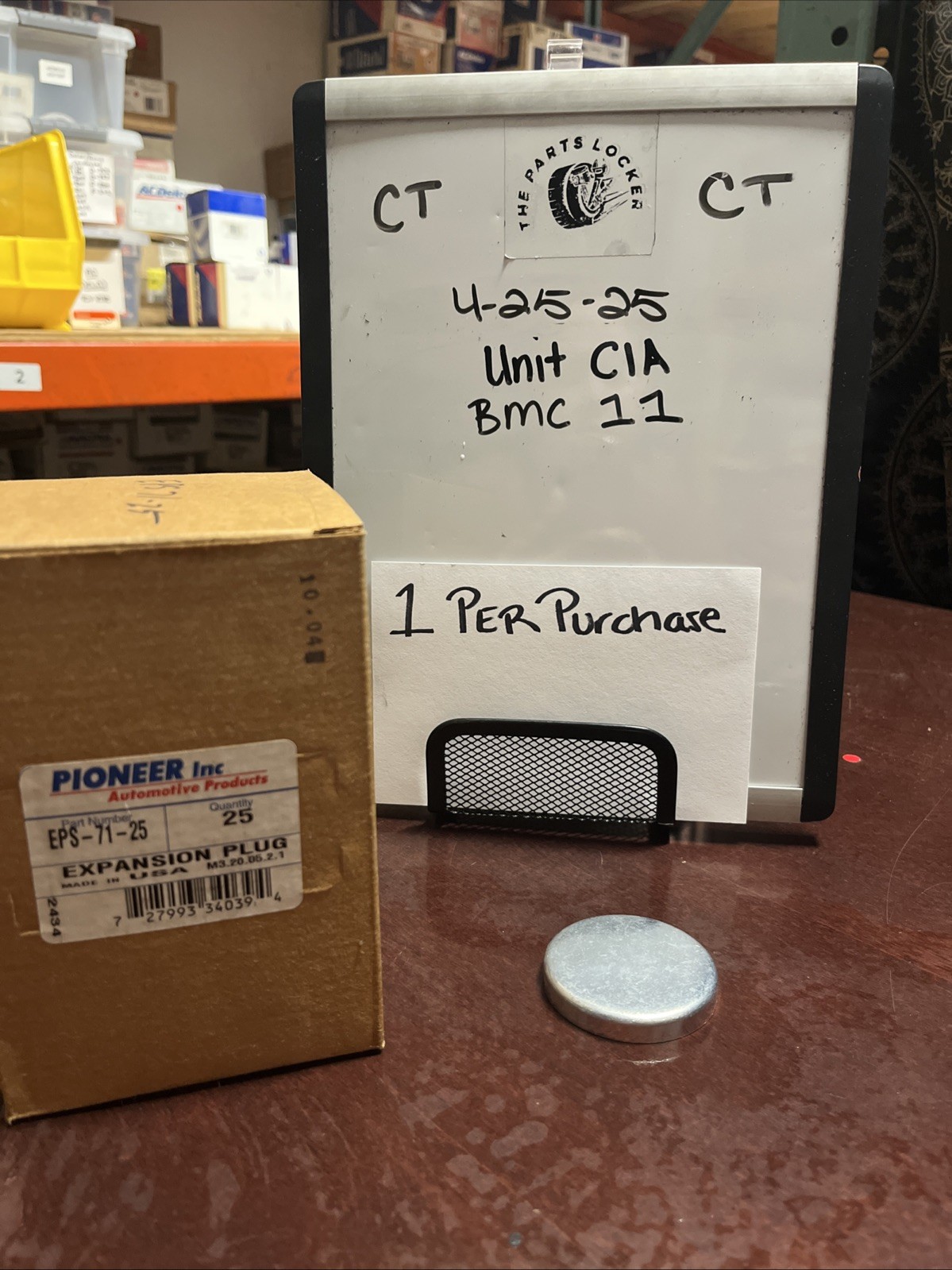 Pioneer Products Eps-71-25 Expansion Plug Shallow (Sold Individually!)