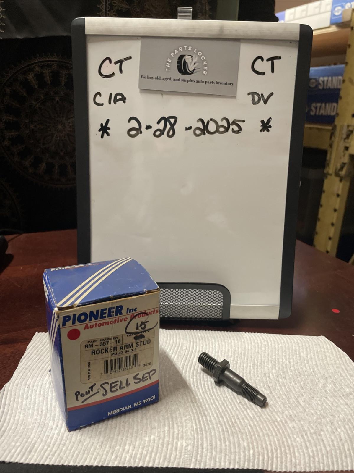 Pioneer RM-357 Rocker Arm Stud