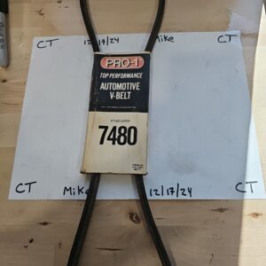 Pro-1 7480 Accessory V-Belt 15480 - 13481. B1