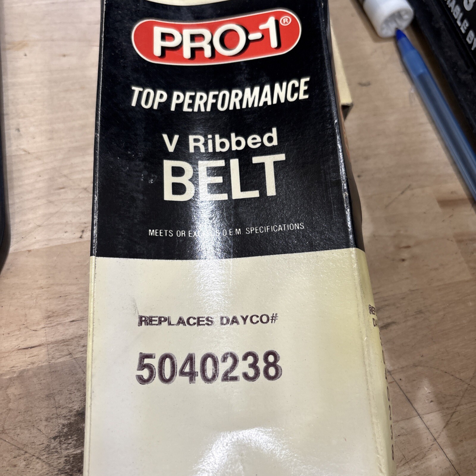 Pro-1 V Ribbed Belt Replaces Dayco 5040238 & Gates K040233 - Image 3