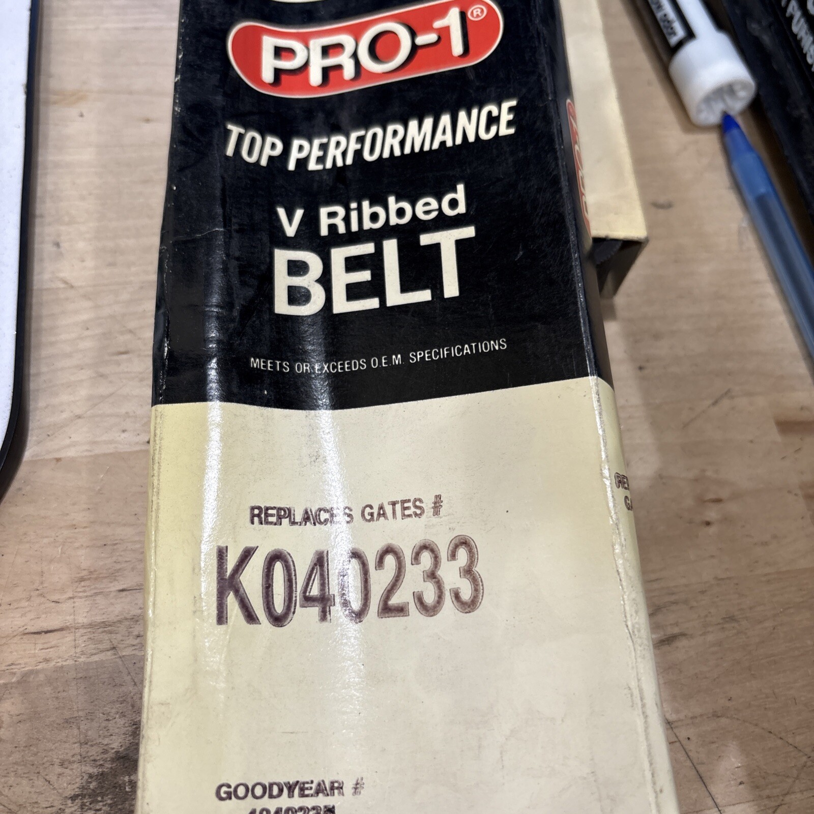 Pro-1 V Ribbed Belt Replaces Dayco 5040238 & Gates K040233 - Image 4