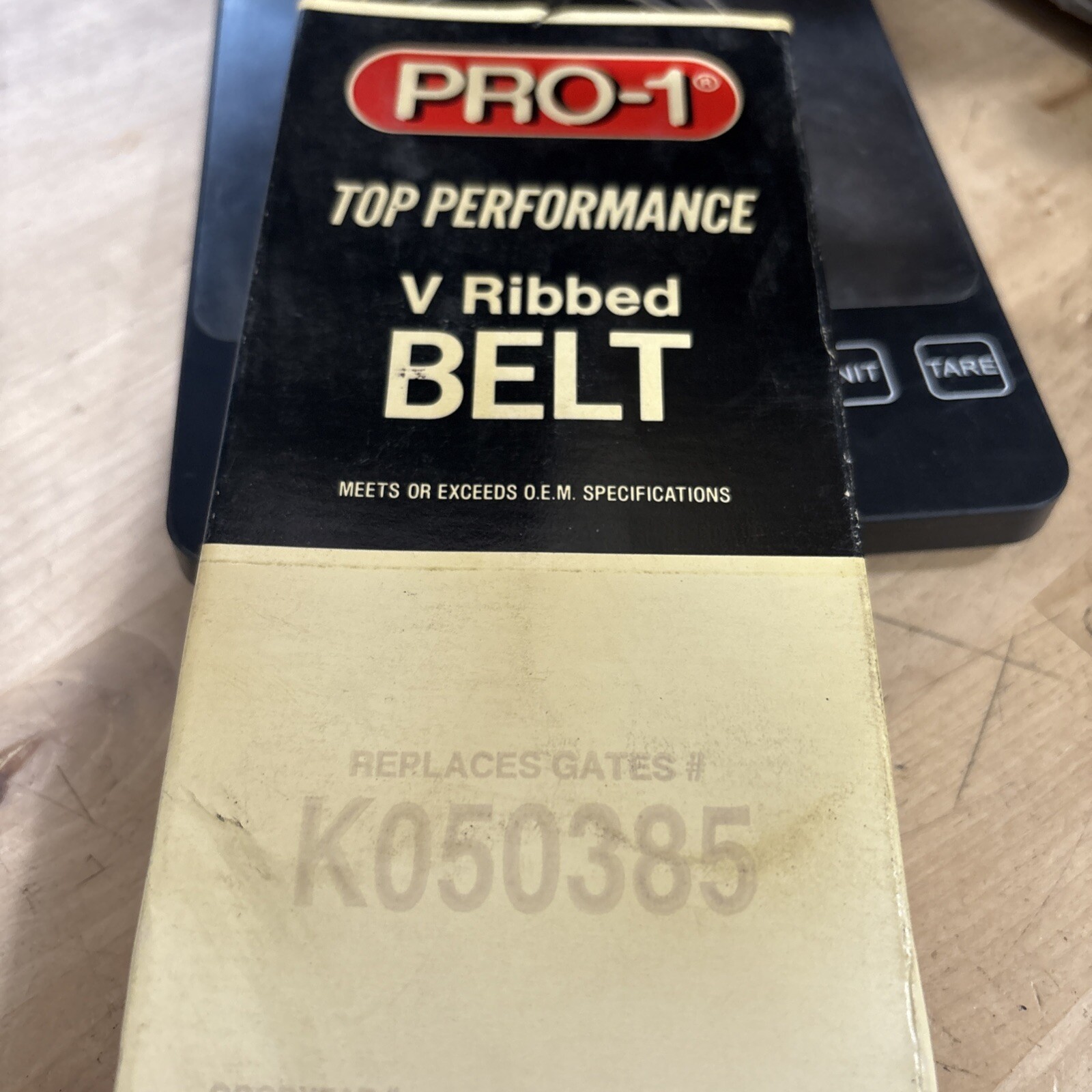 Pro-1 V Ribbed Serpentine Belt Replaces Dayco 5050380 & Gates K050385 - Image 4