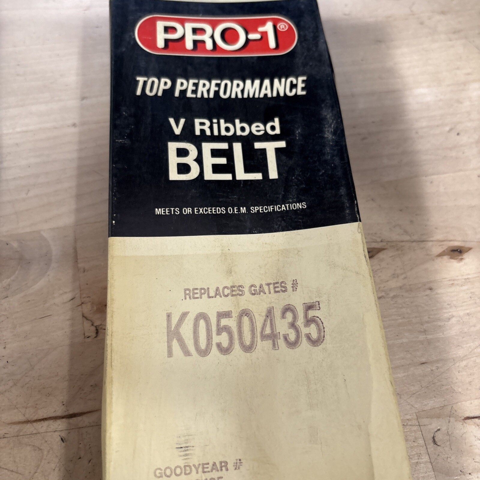 Pro-1 V Ribbed Serpentine Belt Replaces Dayco 5050435 & Gates K050435 - Image 4