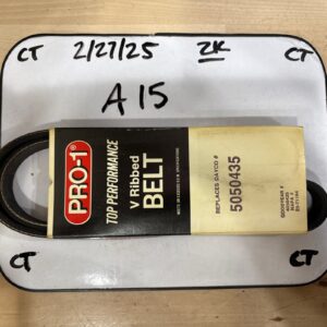 Pro-1 V Ribbed Serpentine Belt Replaces Dayco 5050435 & Gates K050435