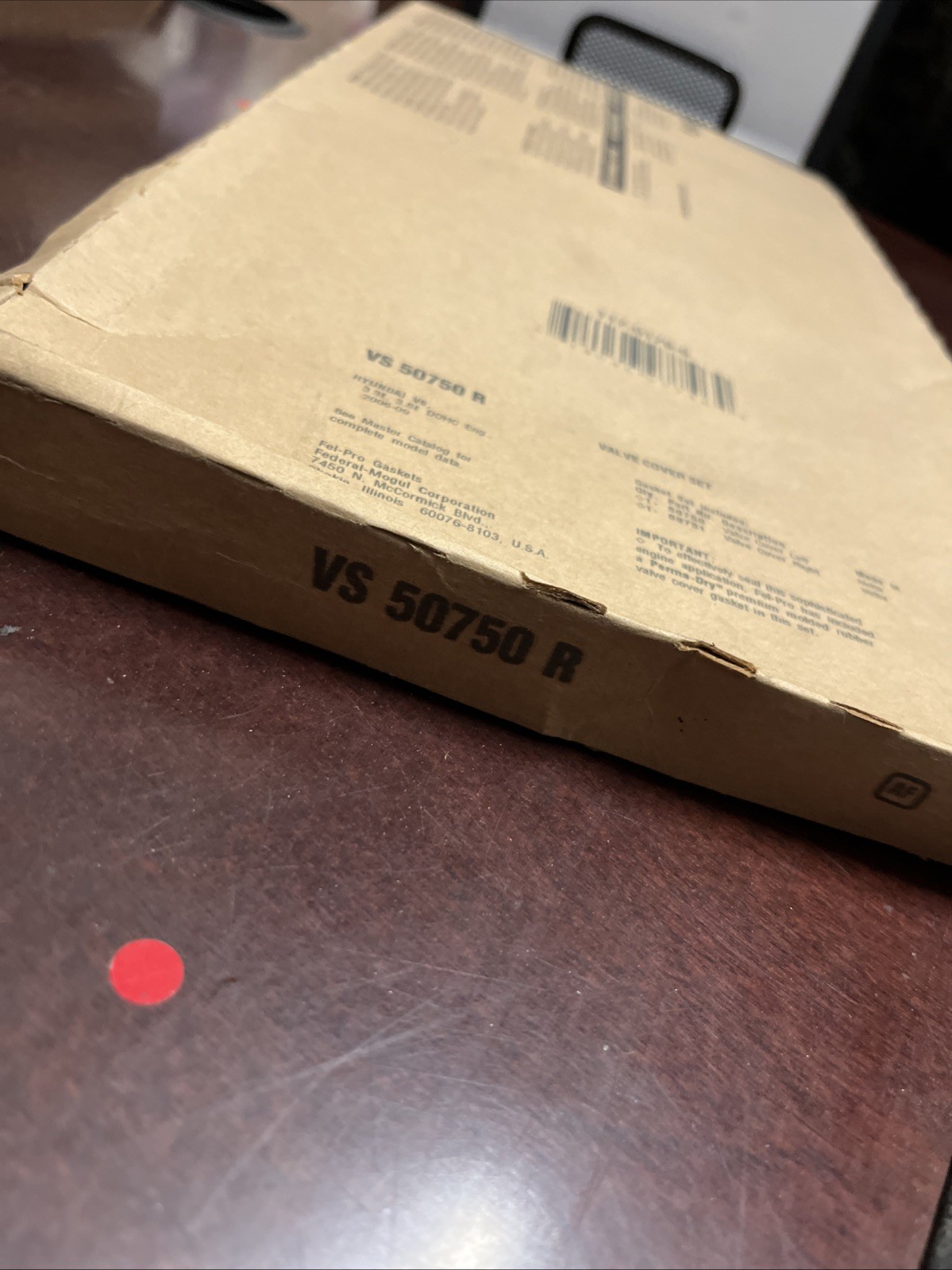 (QTY 1) GENUINE Fel-Pro Engine Valve Cover Gasket VS 50750 R - Image 3