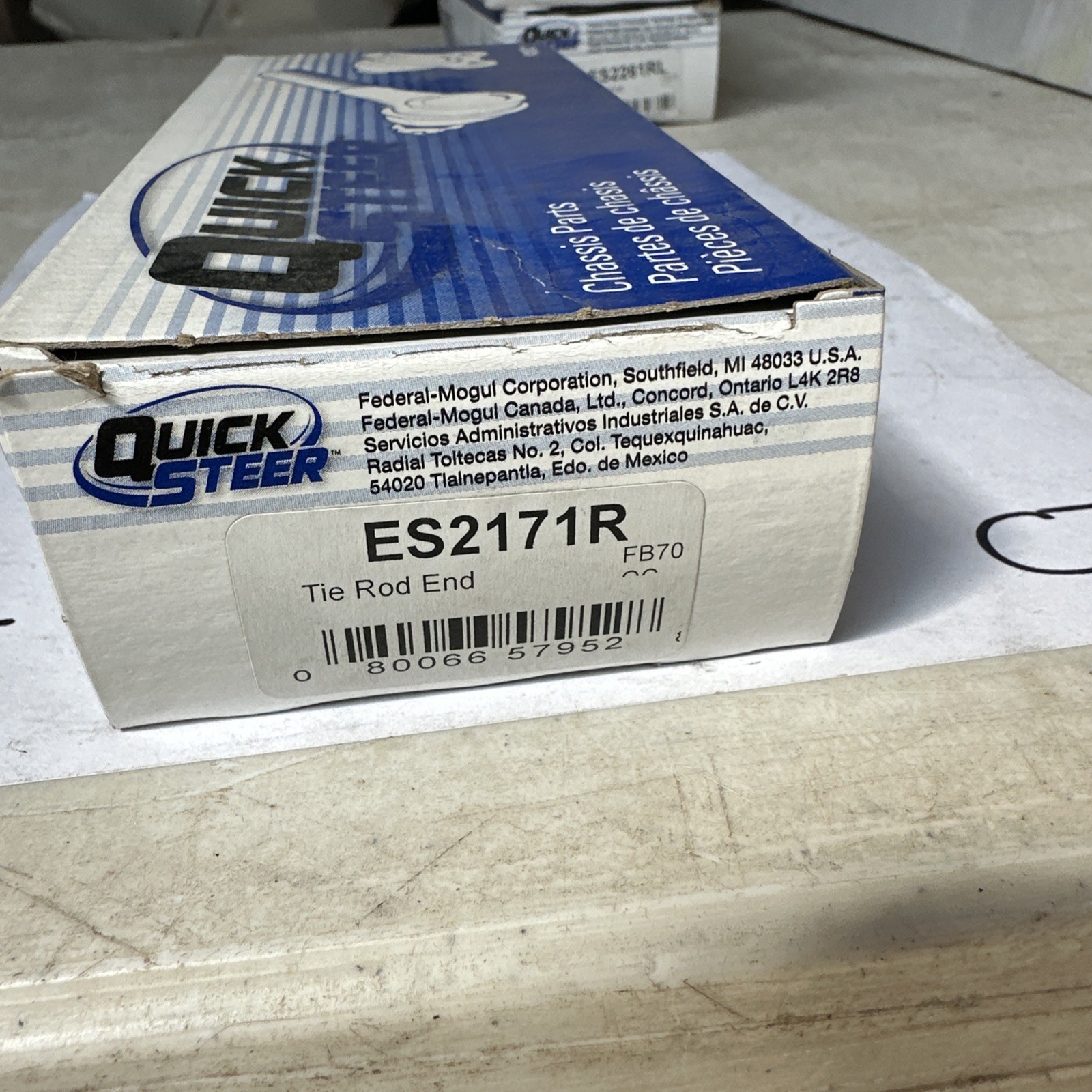 Quick Steer ES2171R Steering Tie Rod End - Image 3