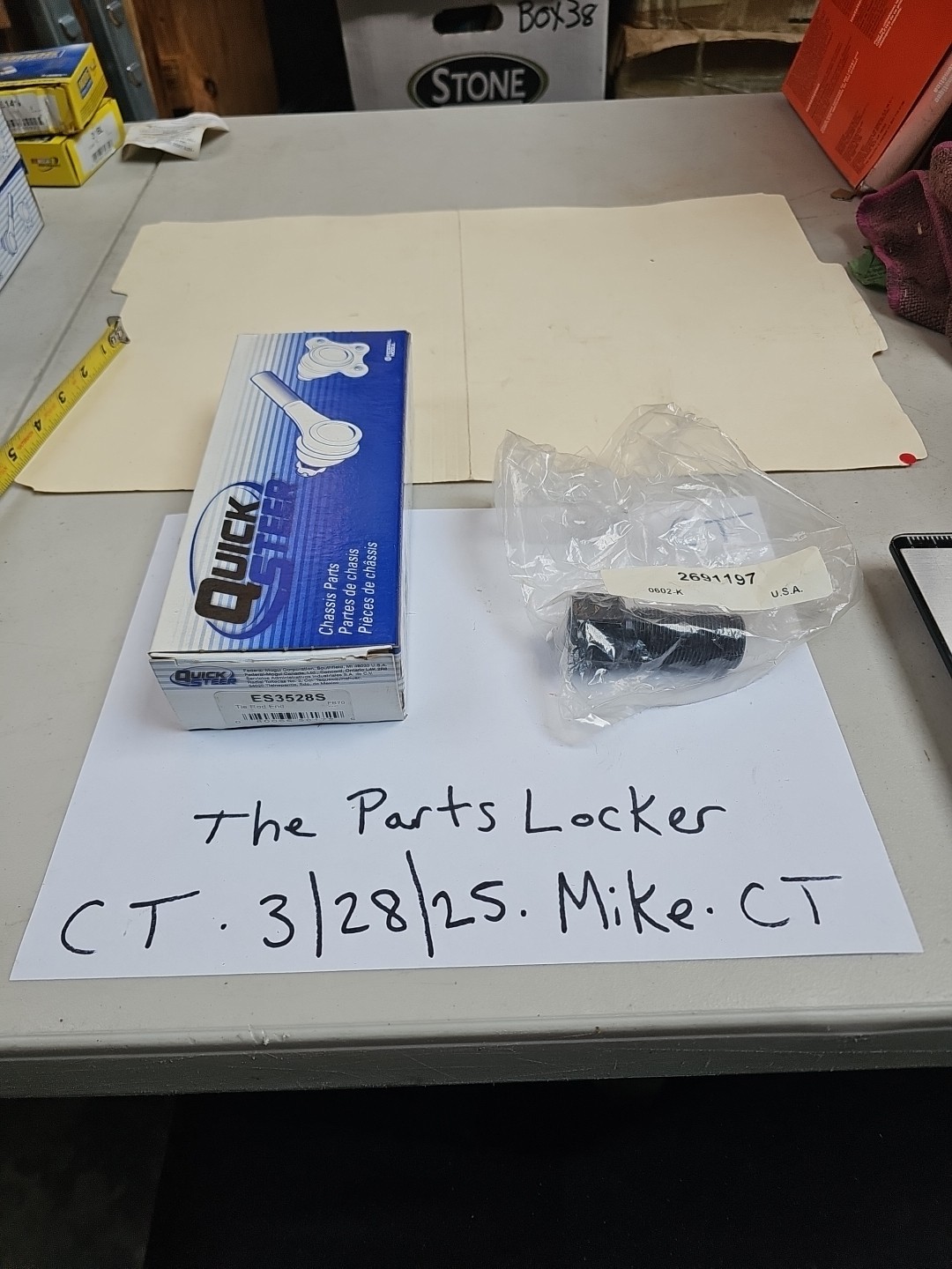 Quick Steer ES3528S Steering Tie Rod End Adjusting Sleeve