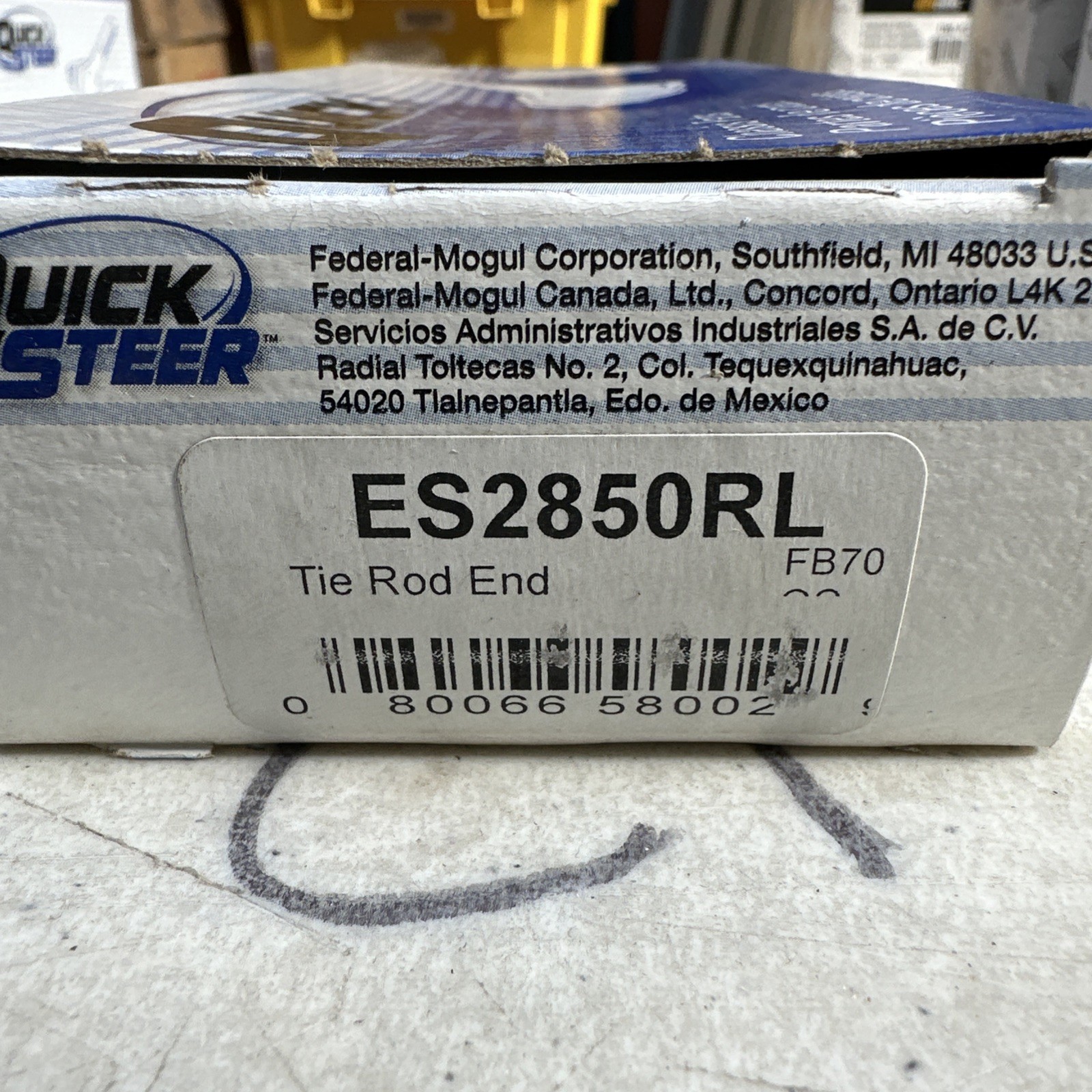 Quick steer ES2850RL Steering Tie Rod End - Image 3