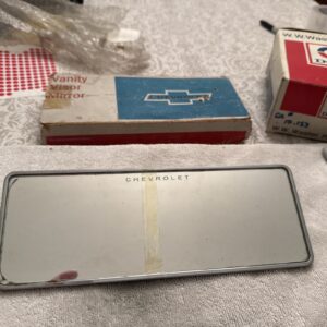 RARE GM CHEVROLET ACCESSORY 1968 VANITY VISOR MIRROR  987255 Could Be New/used