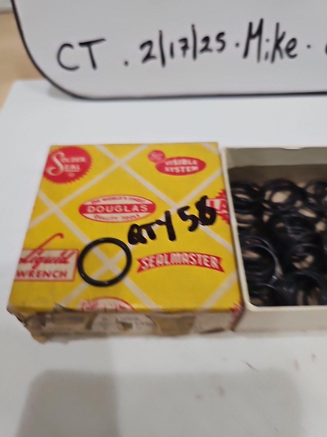 Radiator Specialty Co. NOS R-1008 Molded O-Ring 11/16"O.D.-9/16"I.D. 1 Pkg Of 56 - Image 3