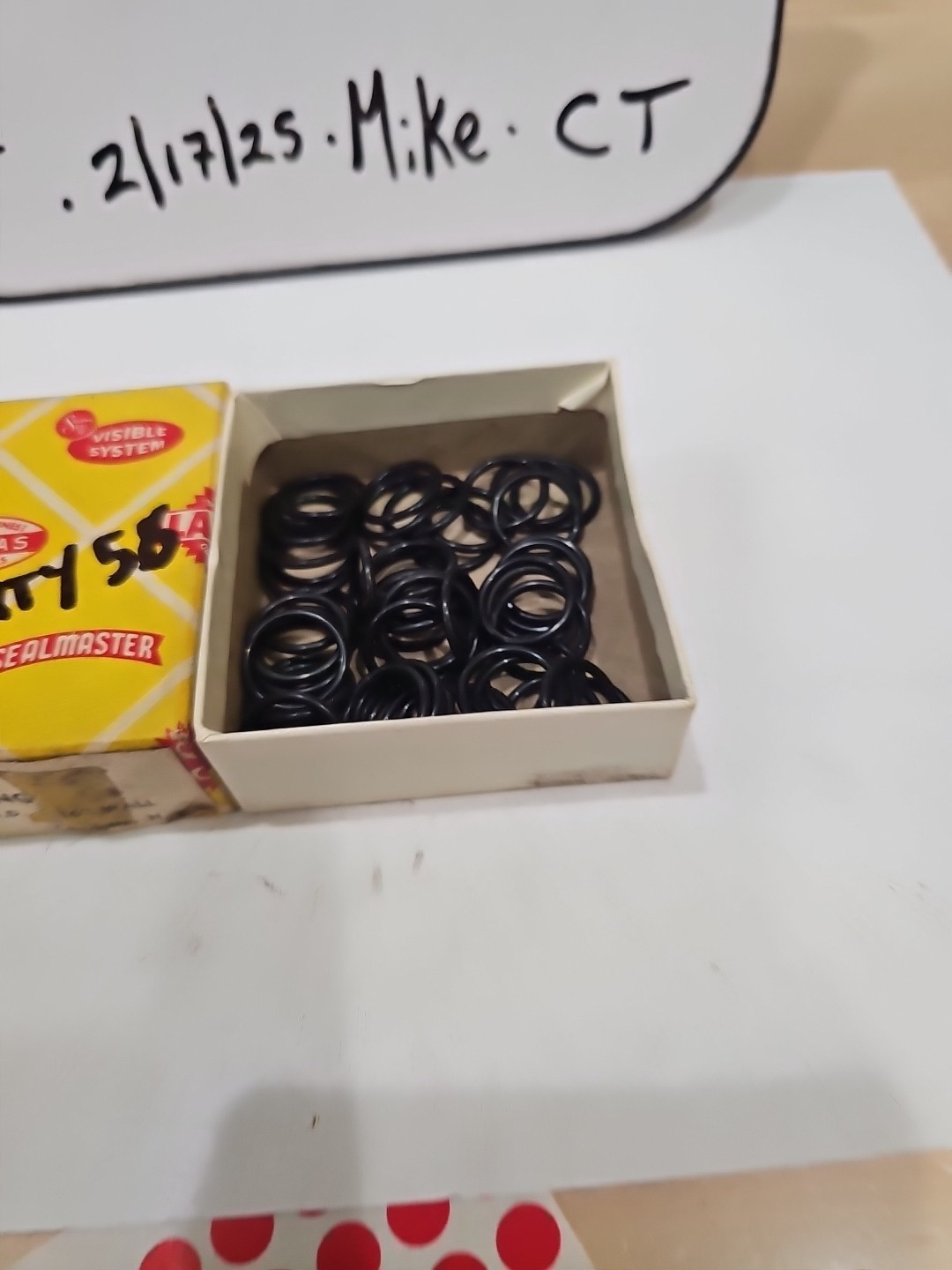 Radiator Specialty Co. NOS R-1008 Molded O-Ring 11/16"O.D.-9/16"I.D. 1 Pkg Of 56 - Image 4