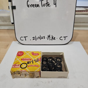 Radiator Specialty Co. NOS R-1008 Molded O-Ring 11/16"O.D.-9/16"I.D. 1 Pkg Of 56