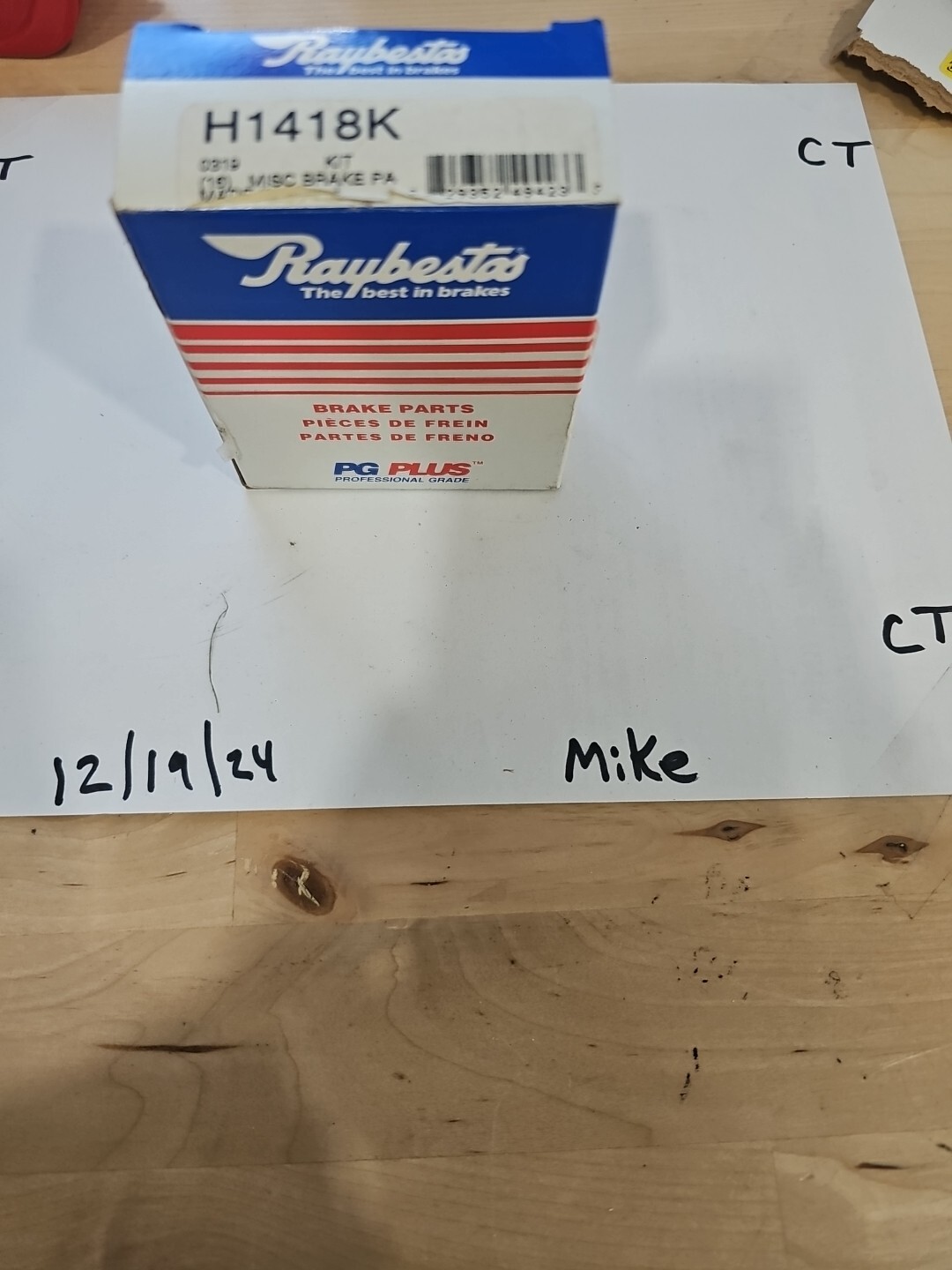 Raybestos HW1418K Brake Shoe Link Box Of 4