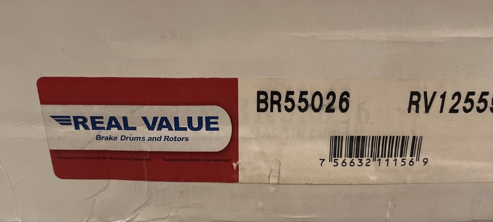 Real Value BR55026 Disc Brake Rotor and Hub Assembly