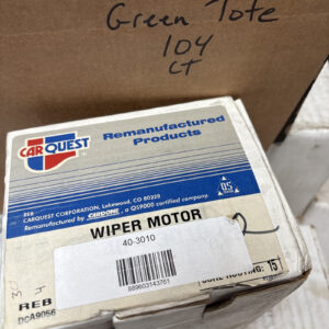 Reman CarQuest Wiper Motor for 1998-2005 Dodge Plymouth Neon 40-3010