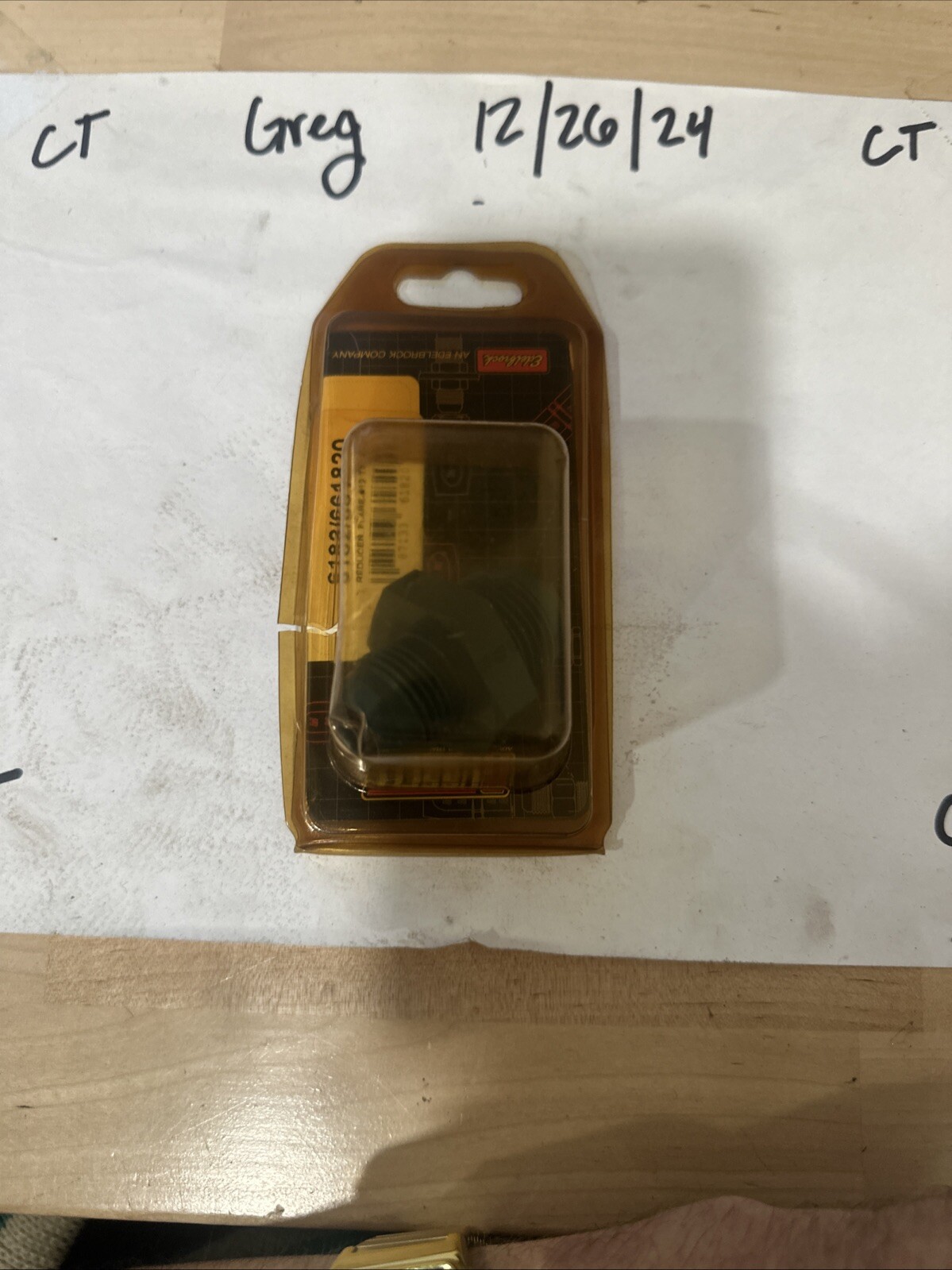 Russell 661820 Adapter Fitting Flare Reducer Anodized -10AN To -12AN