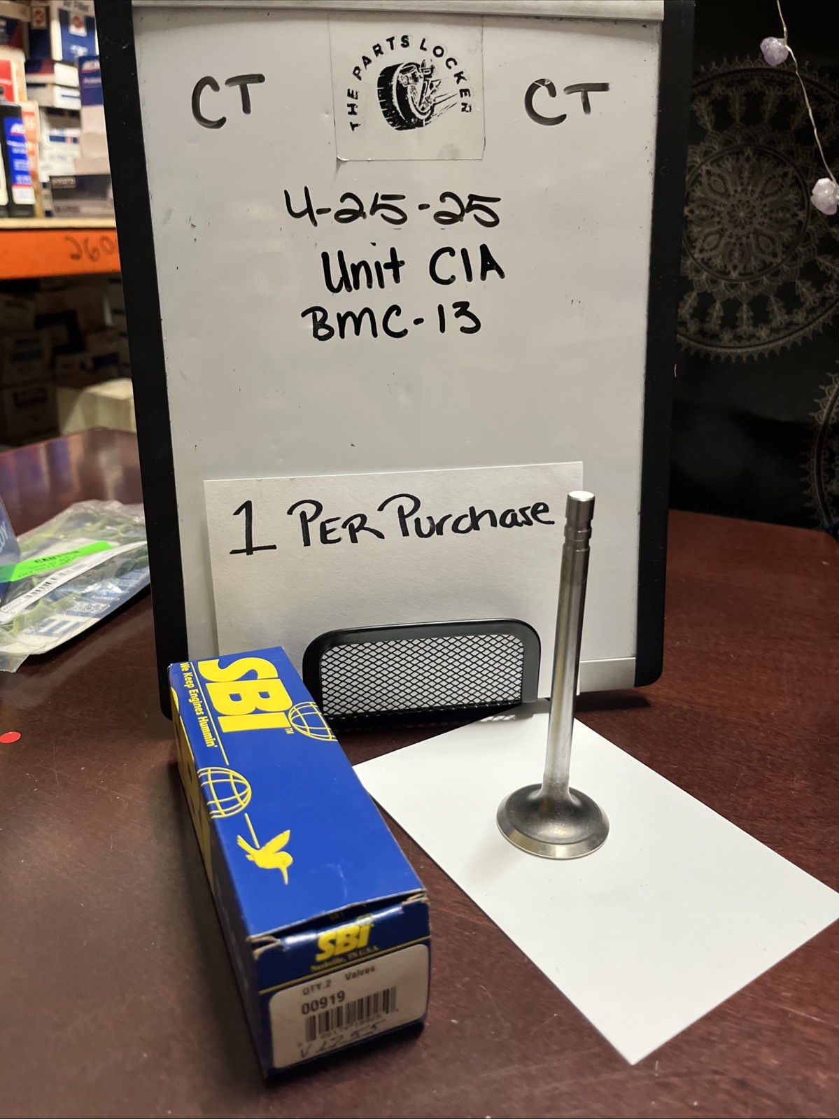 SBI 00919 Exhaust Valve (Sold Individually)