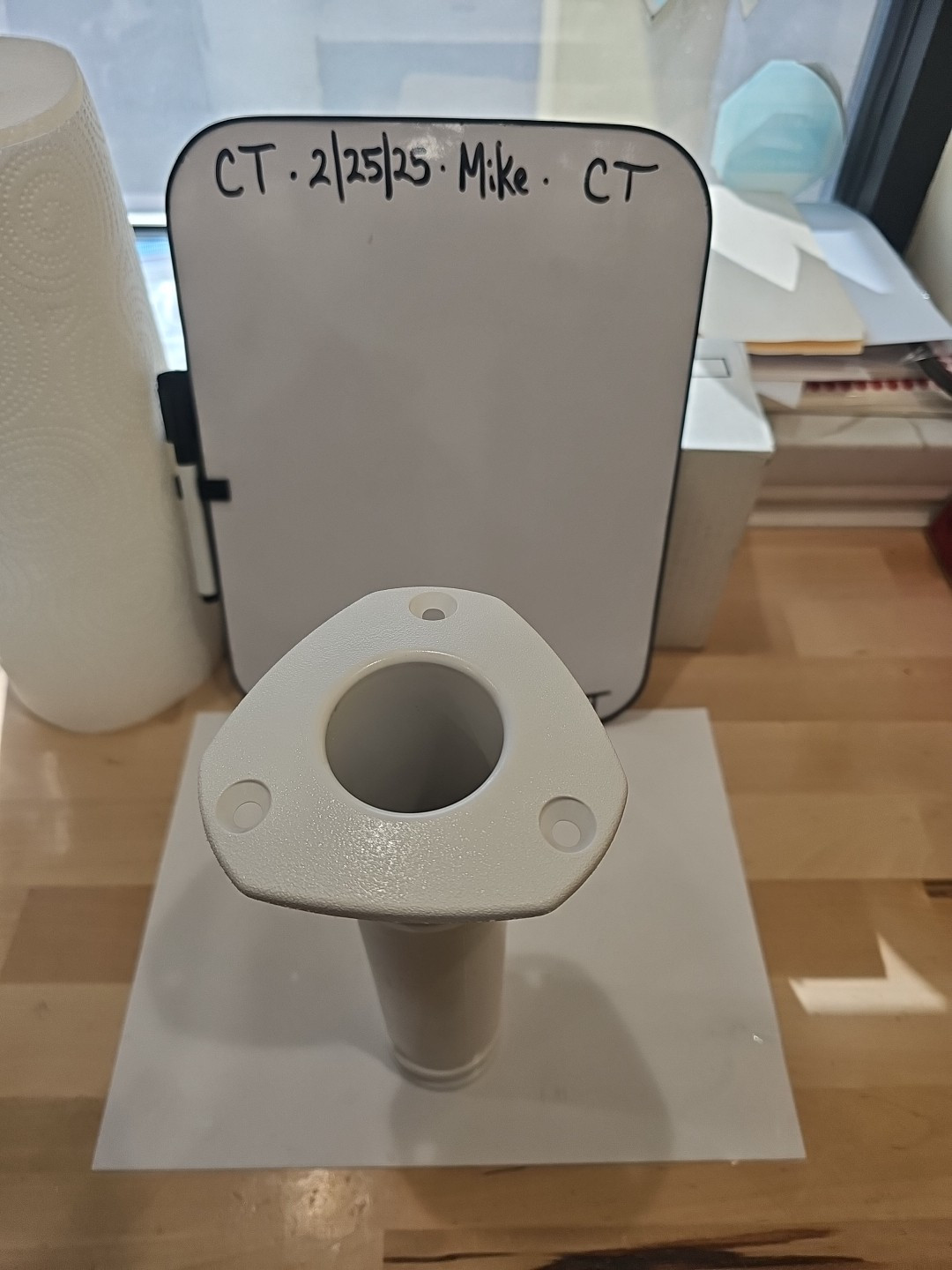 Sea Dog Line ABS Flush Mount Rod Holder (White) 90° Closed End #325113 - Image 3