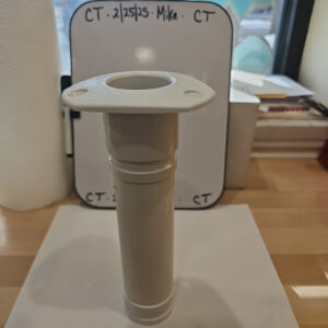 Sea Dog Line ABS Flush Mount Rod Holder (White) 90° Closed End #325113