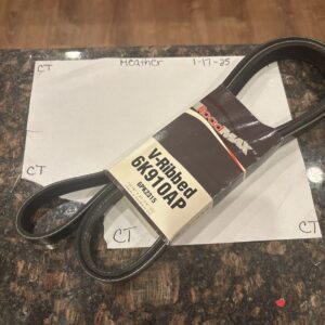 Serpentine Belt-Automotive V-Ribbed Belt (Standard) Roadmax 6K910AP