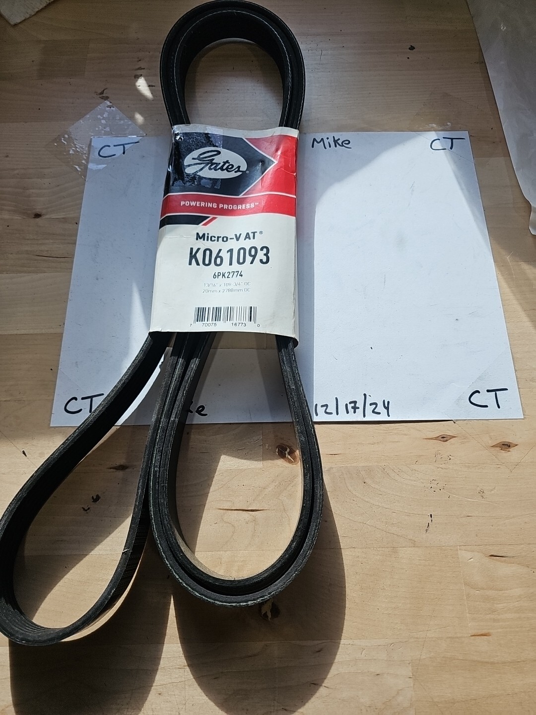 Serpentine Belt-Premium OE Micro-V Belt Gates K061093