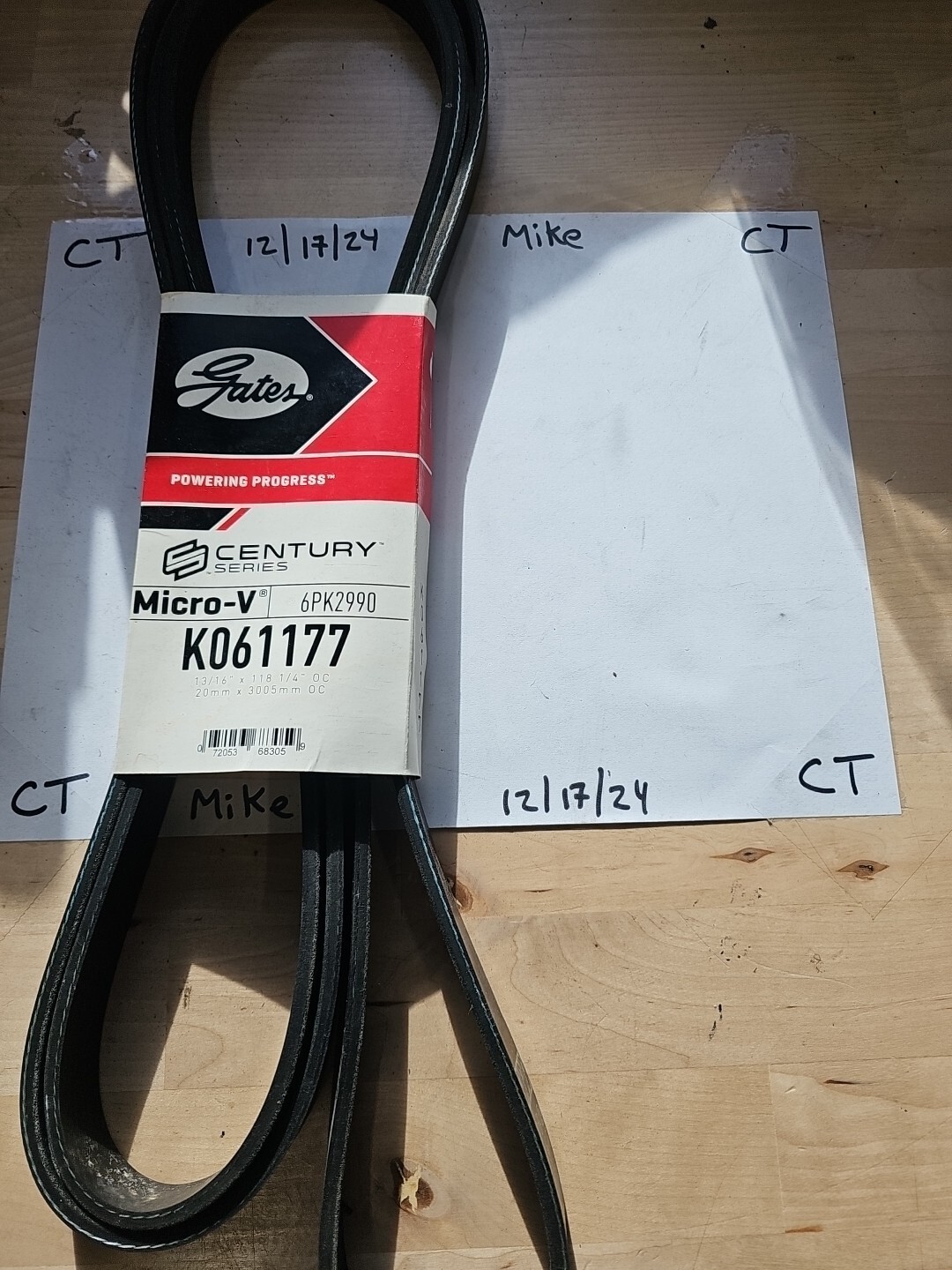 Serpentine Belt-Premium OE Micro-V Belt Gates K061177