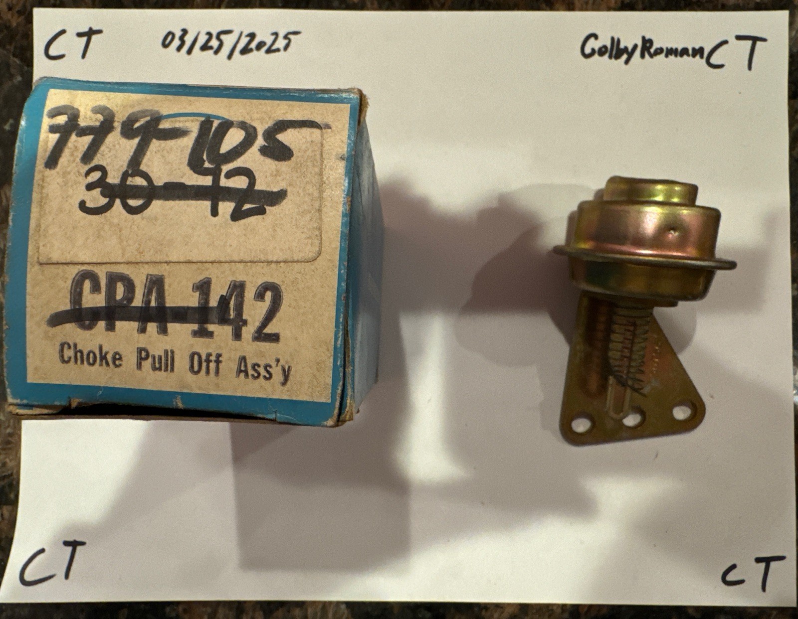 Standard Hygrade Choke Pull-Off Assembly CPA142 - Image 3