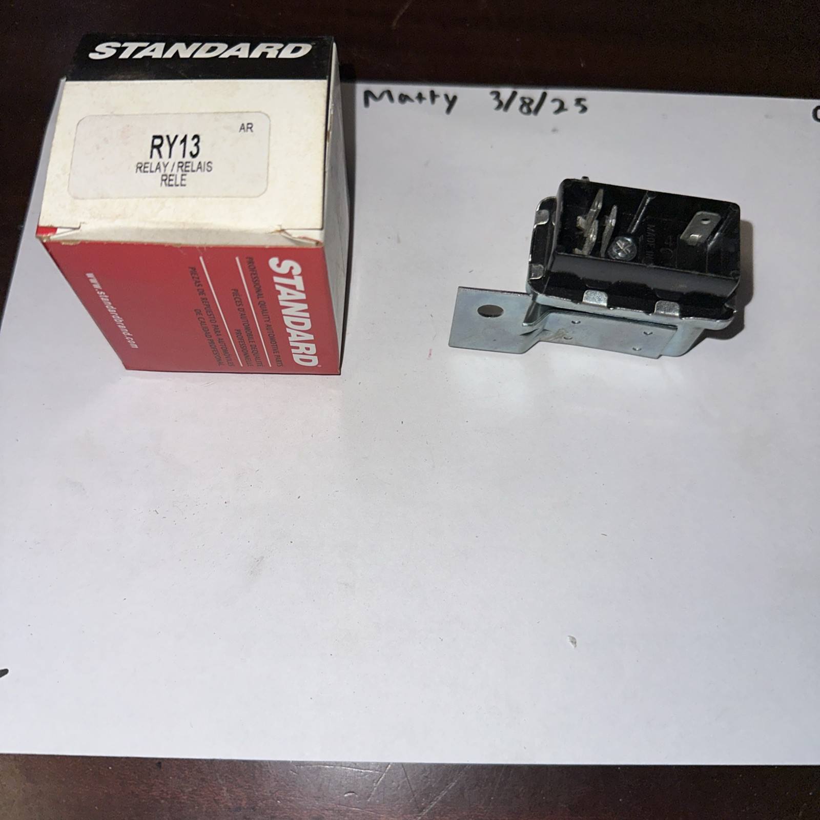 Standard Motor Products RY13 HVAC Blower Relay - Image 3