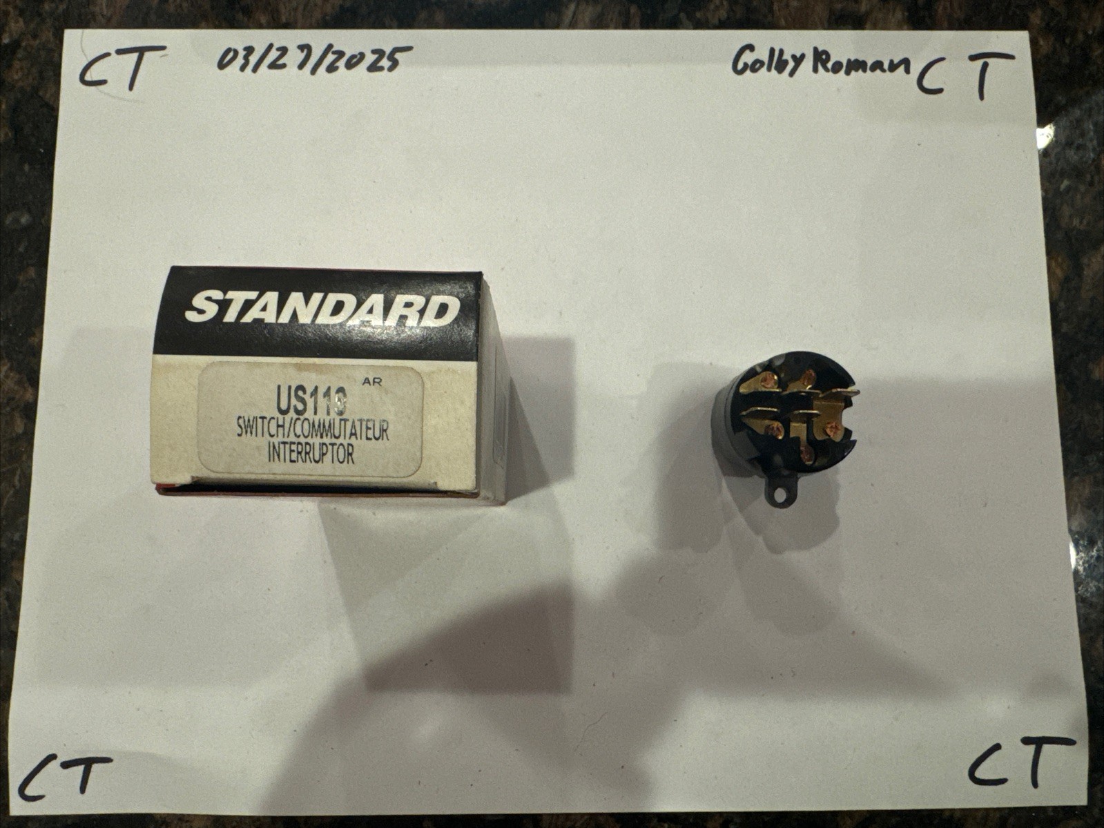 Standard Motor Products US-119 Ignition Switch