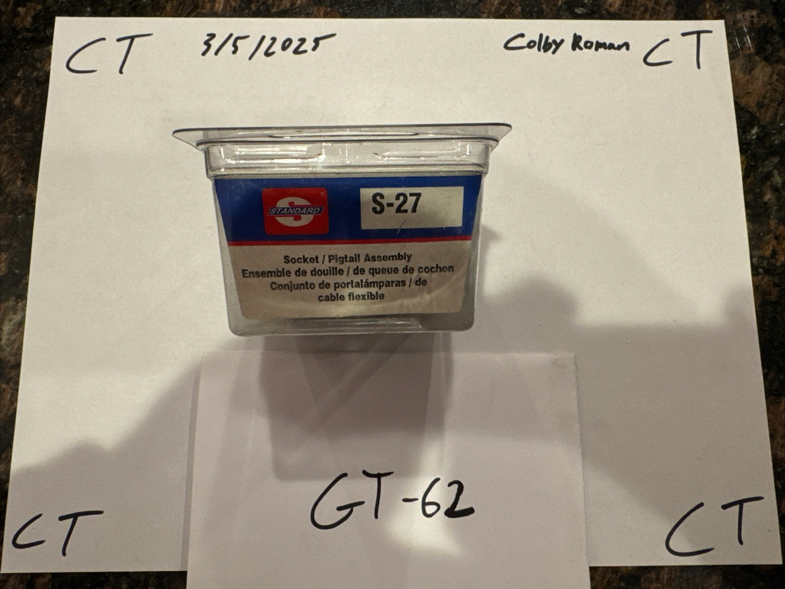 Standard S27 Combination Light Socket S-27 - Image 3