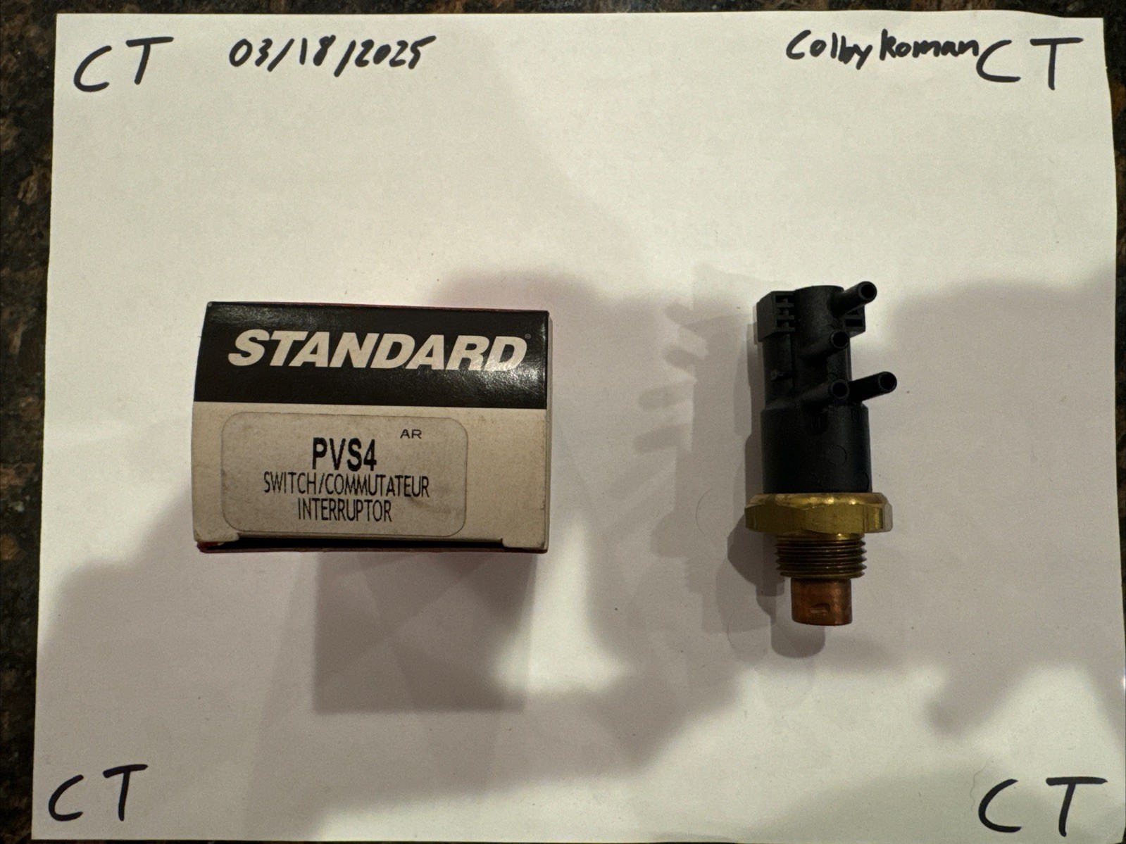 Standard Switch/Commutateur Interruptor PVS4 - Image 3