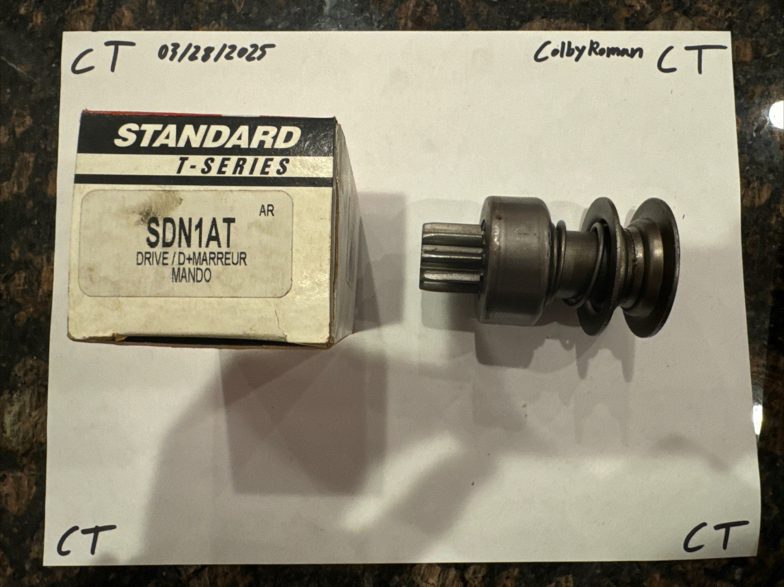 Starter Drive Standard SDN1AT New In Box