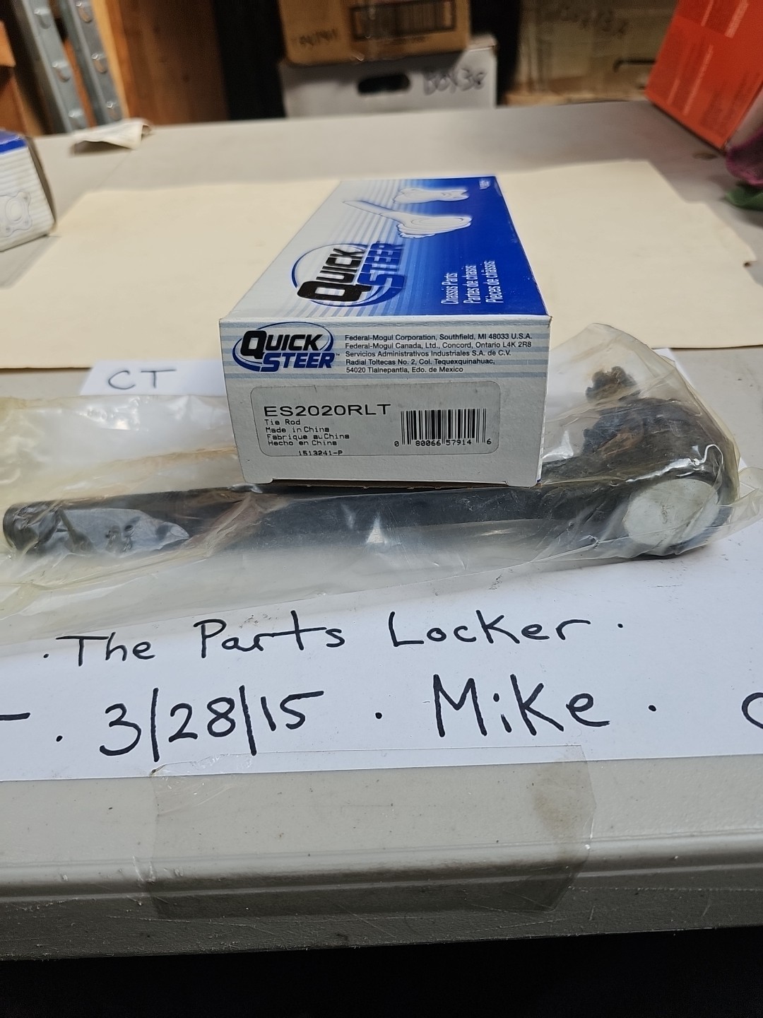 Steering Tie Rod End QuickSteer ES2020RLT - Image 3