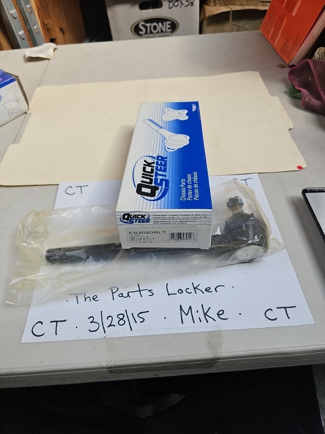 Steering Tie Rod End QuickSteer ES2020RLT