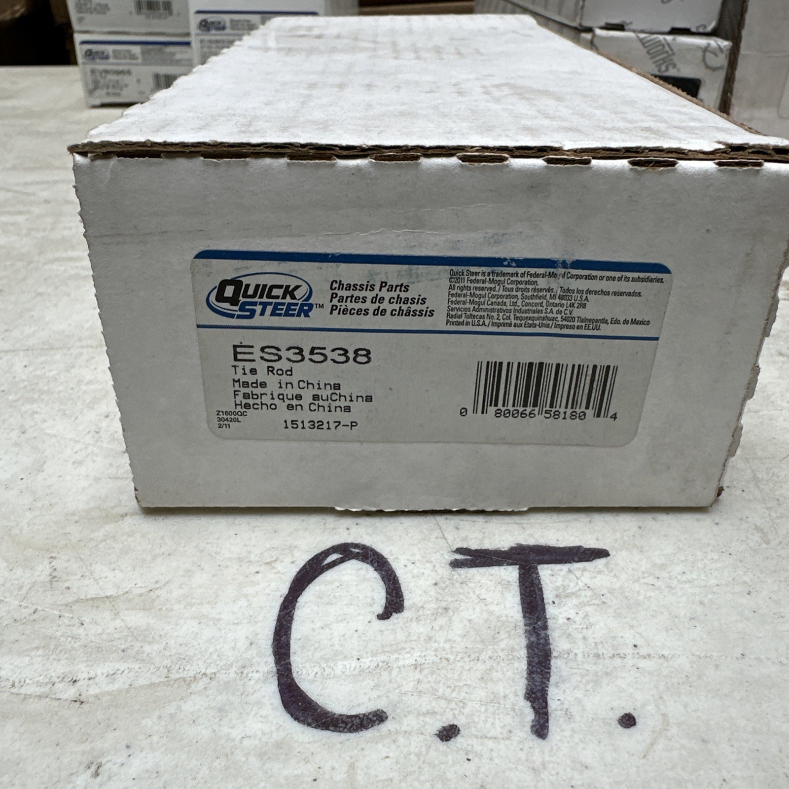 Steering Tie Rod End QuickSteer ES3538