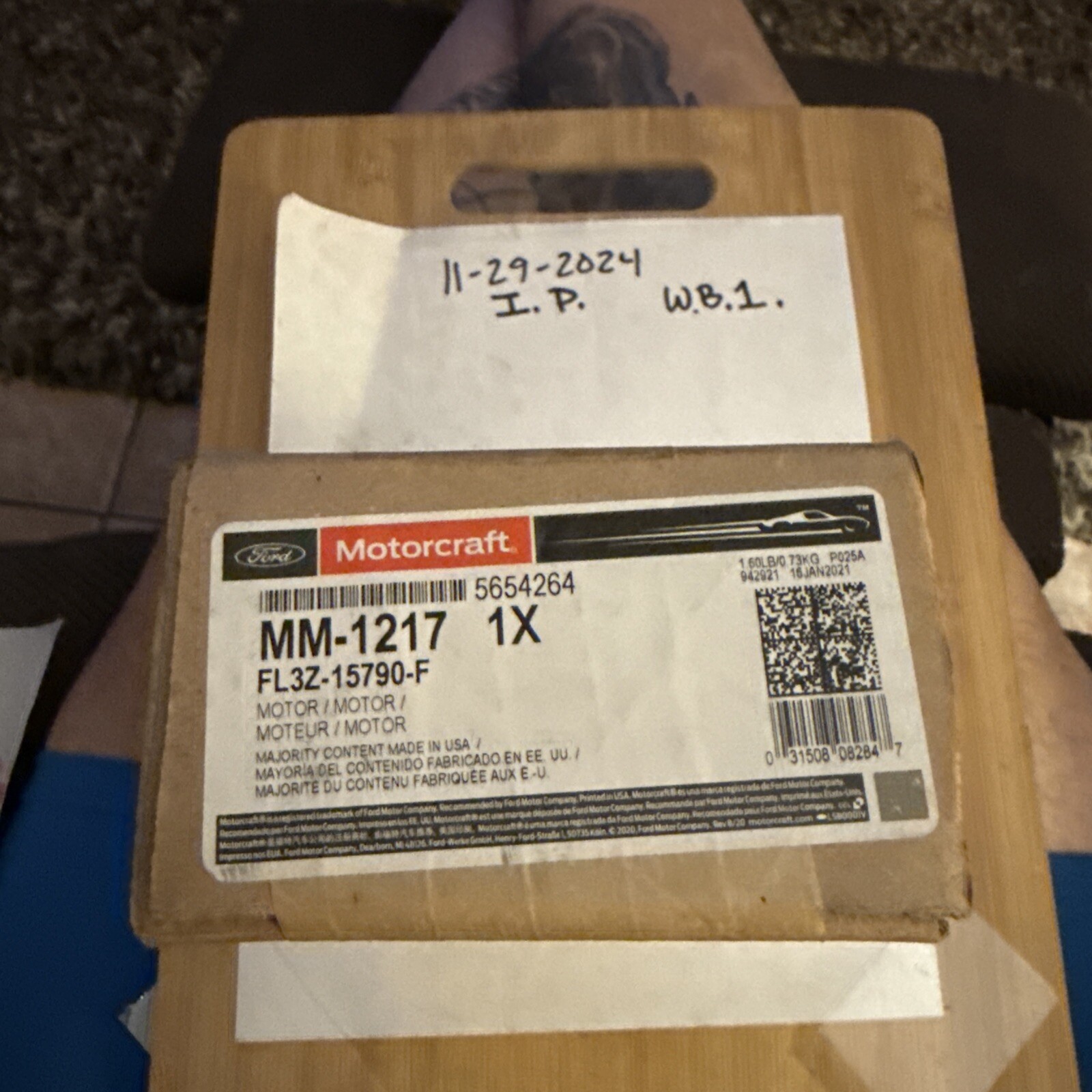 Sunroof Motor Motorcraft MM-1217