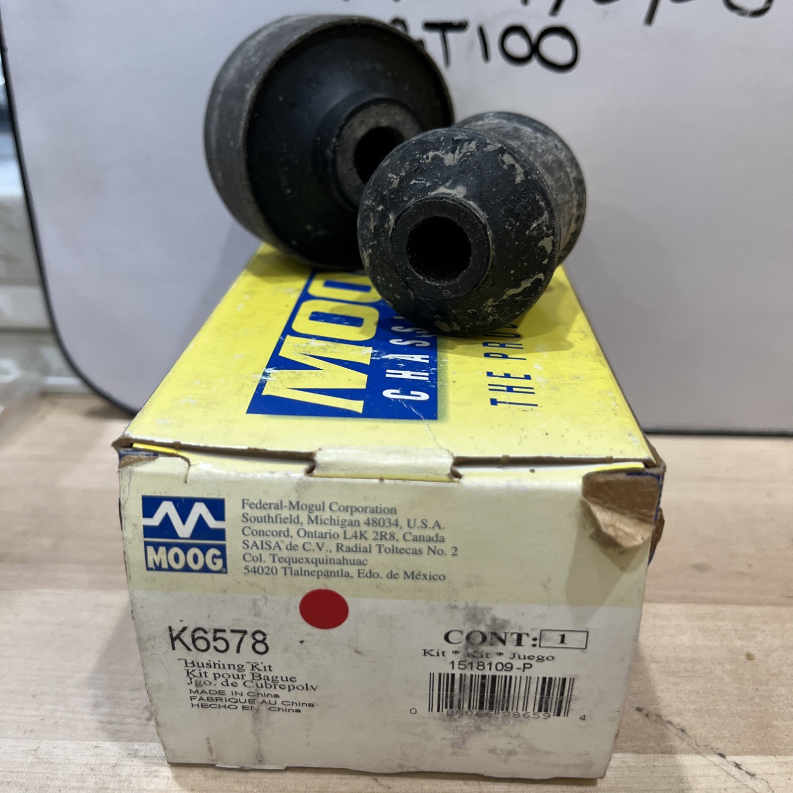 Suspension Control Arm Bushing Kit Moog K6578 - Image 3